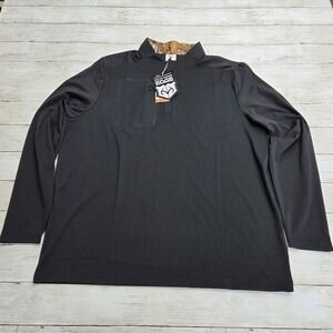 Sz Med Men PUMA x Realtree 1/4 Zip Black Camo Light Jacket 630786 02‎ - New
